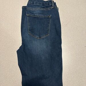 Rewash Dark Blue Straight Men's Jeans